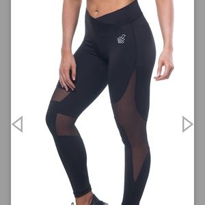 NWOT Jed North black mesh leggings